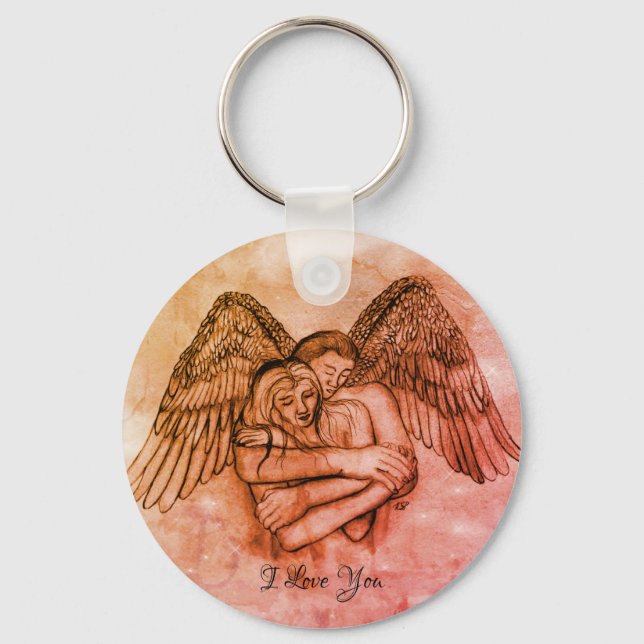Chaveiro Angel Eros no Amor, eu te amo (Frente)