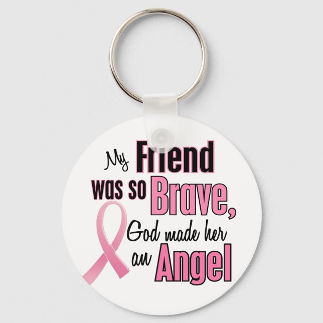 Chaveiro Angel FRIEND T-Shirts e Roupa Cancer (Frente)