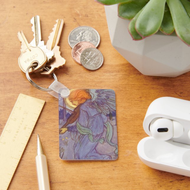 Chaveiro Angel Musical Tocando Violino, Música Vintage (Mesa)