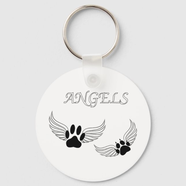 Chaveiro Angel Pet Paws (Frente)