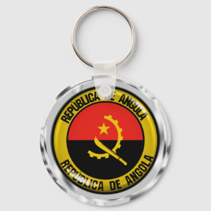 Chaveiro Angola Round Emblem