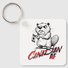 Chaveiro Angry Beaver Canadian AF