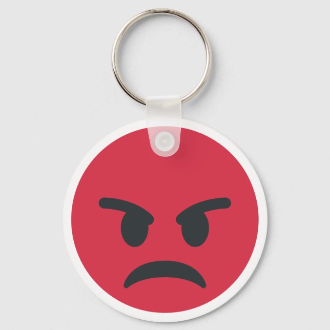 Chaveiro Angry Emoji (Frente)