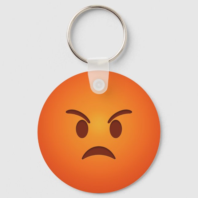 Chaveiro Angry Emoji (Frente)