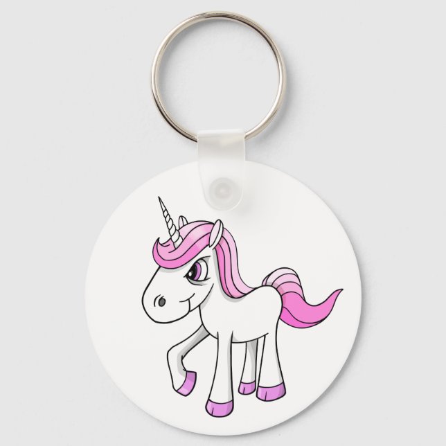 Chaveiro Angry Meany - Corda-chave do Unicorn Pony (Frente)