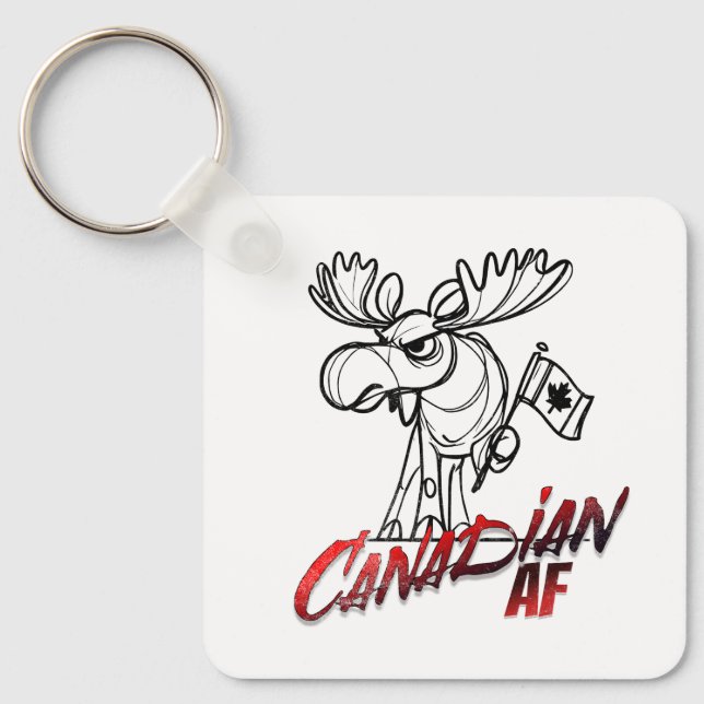 Chaveiro Angry Moose Canadian AF (Frente)