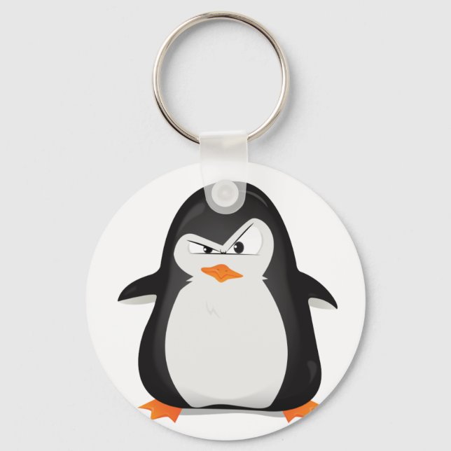 Chaveiro Angry Penguin (Frente)