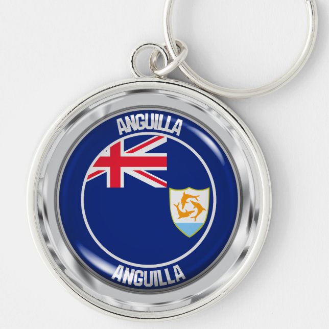 Chaveiro Anguilla Round Emblem (Frente)