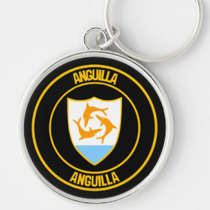 Chaveiro Anguilla Round Emblem