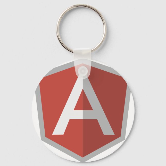 Chaveiro AngularJS Shield Logotipo (Frente)