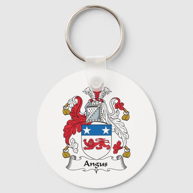 Chaveiro Angus Family Crest (Frente)