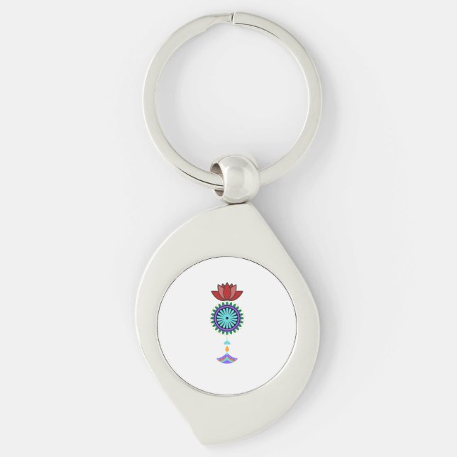 Chaveiro Anhänger spirituell mit Lotusblüte (Frente)