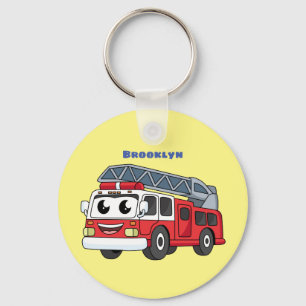 Chaveiro Animação de bombeiros felizes
