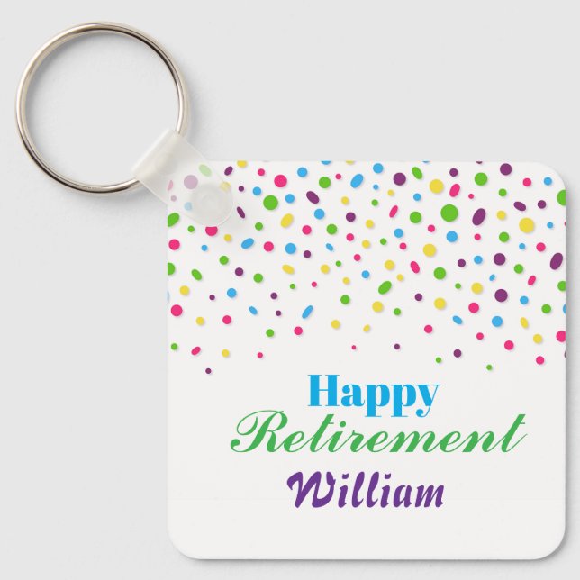 Chaveiro Animações para novos começosAposentação Feliz Colo (Frente)