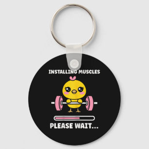 Chaveiro Animais Instalando Músculos Fitness Musculação Ch