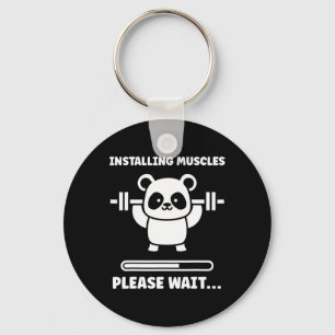 Chaveiro Animais Instalando Músculos Fitness Musculação Ko
