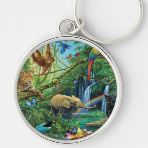 Chaveiro Animais que vivem juntos travesseiros decorativos