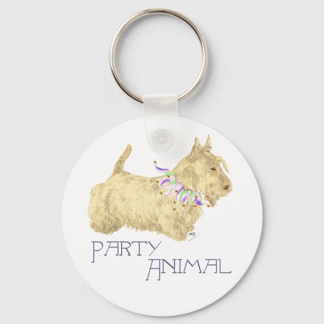 Chaveiro Animal de Festa Scottish Terrier (Frente)
