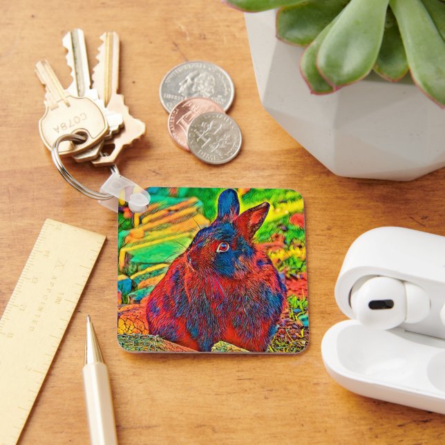 Chaveiro AnimalColor_Rabbit_001 (Mesa)