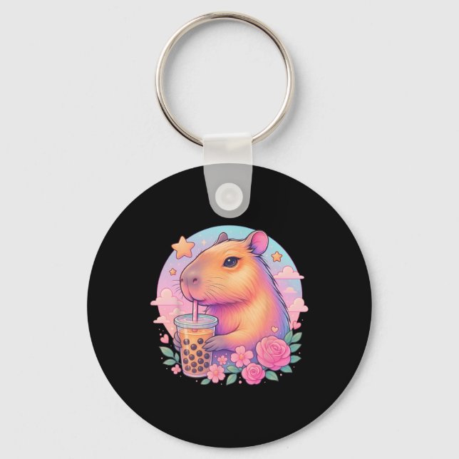 Chaveiro Anime Bo Bo Bubble Tea Lover Girls (Frente)
