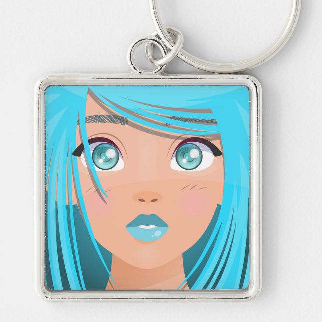 CHAVEIRO ANIME CARTOON GIRL (Frente)