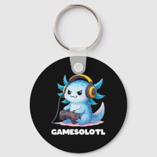Chaveiro Anime Gamesolotl Axolotl Boys 10-12 Kid Gamer Gami