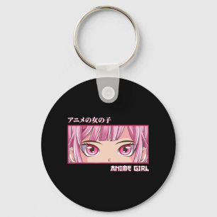 Chaveiro Anime Girl Eyes Japonês Art Anime Estético