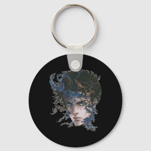 Chaveiro Anime Manga Motif Blue-eye Art Anime