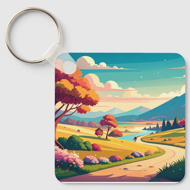 Chaveiro Anime world (Frente)