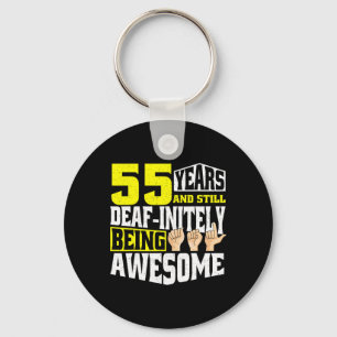 Chaveiro Aniversário 55 Anos De Ser Incrível