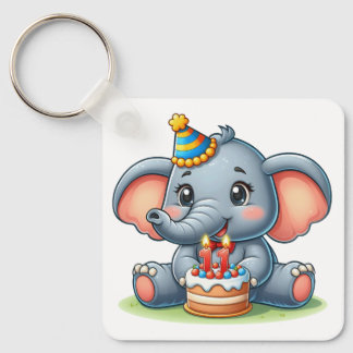 Chaveiro Aniversário de 11 anos do Elefante Fofo