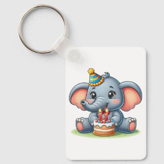 Chaveiro Aniversário de 11 anos do Elefante Fofo