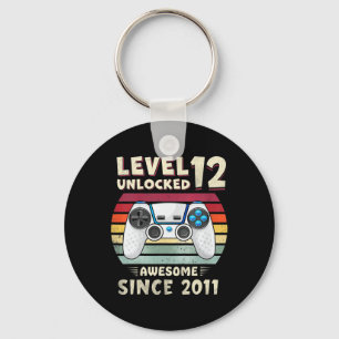 Chaveiro Aniversário de 11 anos do menino gamer engraçado 1