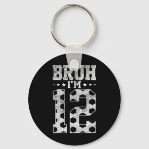 Chaveiro Aniversário de 12 anos do Bruh Futebol Bruh Eu sou