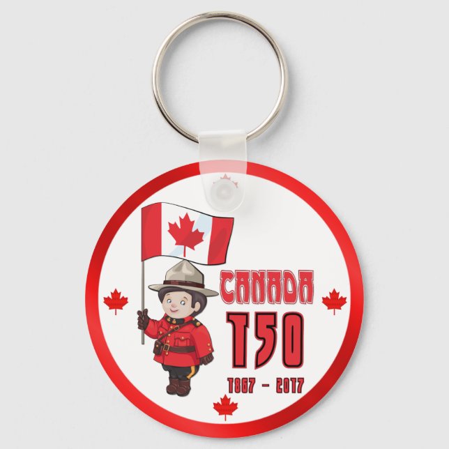 Chaveiro Aniversário de 150 Anos no Canadá (Frente)