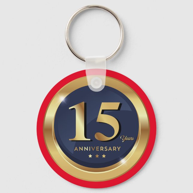 Chaveiro Aniversário de 15 anos  (Frente)