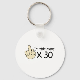 Chaveiro Aniversário de 30 anos