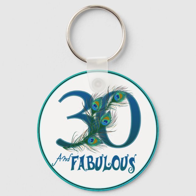 Chaveiro aniversário de 30 anos (Frente)