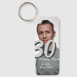 Chaveiro aniversário de 30 anos adiciona nome data ano ano
