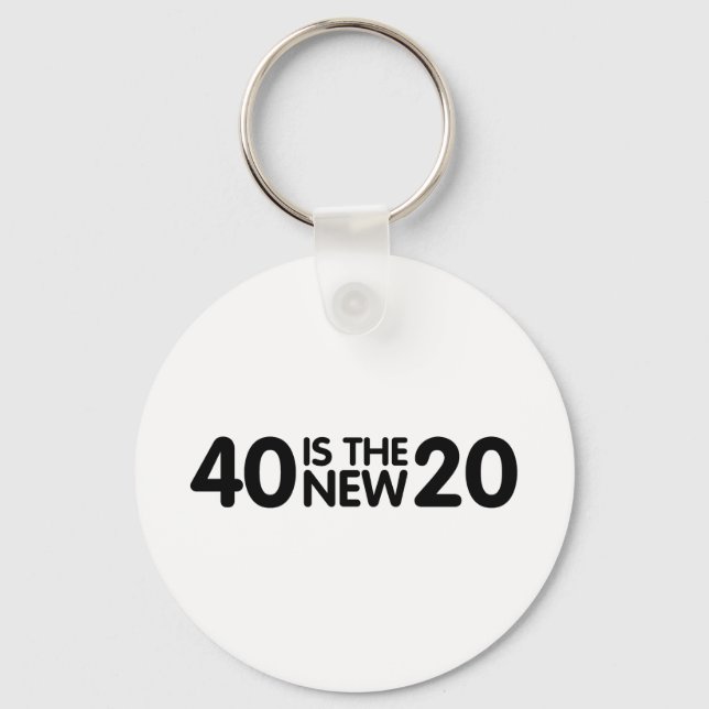 Chaveiro aniversário de 40 anos (Frente)