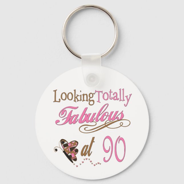 Chaveiro Aniversário de 90 anos (Frente)