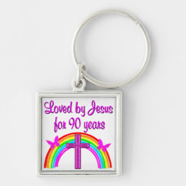 CHAVEIRO ANIVERSÁRIO DE 90 DE AMOR DE JESUS