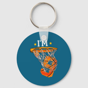 Chaveiro Aniversário de 9 anos das crianças basquete 9 meni