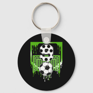 Chaveiro Aniversário de 9 anos de futebol Sorvete Drip Part