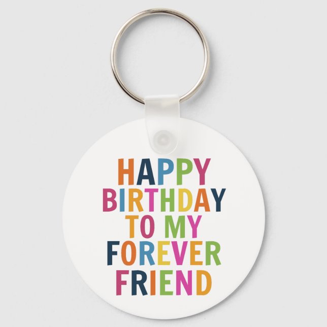 Chaveiro Aniversário de Amigos  (Frente)