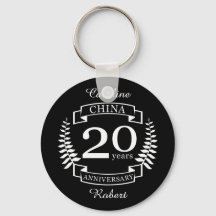 Aniversário de casamento tradicional da China 20 a