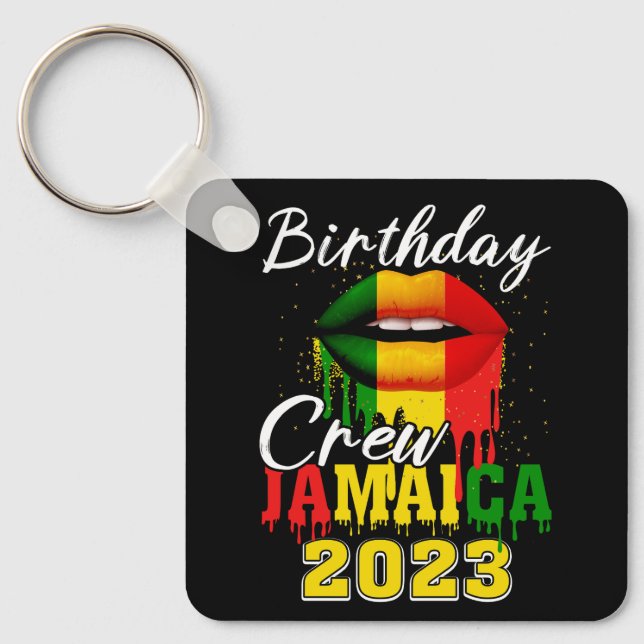 Chaveiro Aniversário de Férias na Jamaica 2023 Viatura de M (Frente)