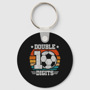Chaveiro Aniversário de Futebol - Dígitos Duplos 10 Anos -