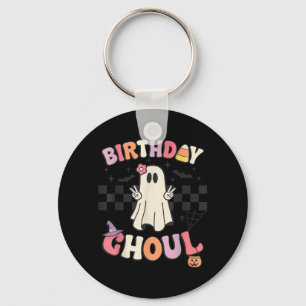 Chaveiro Aniversário de Halloween Ghoul Aniversário de Bday