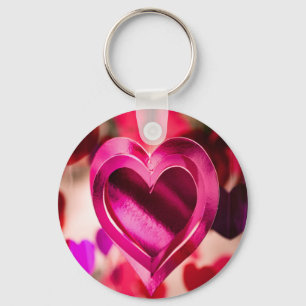Chaveiro Aniversário do Dia de os namorados Rosa de Amor